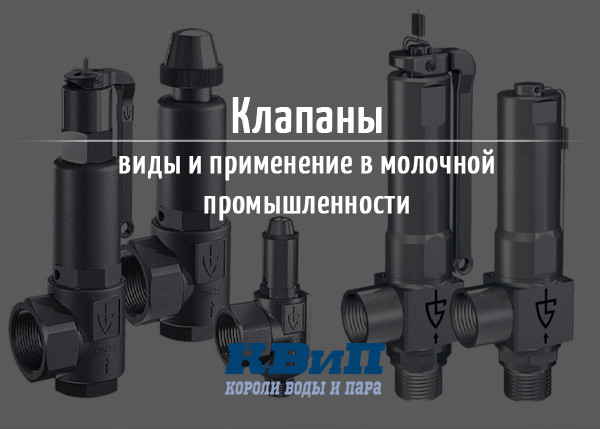 Клапаны виды и применение в молочной промышленности Клапаны виды и применение в молочной промышленности