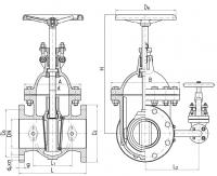 ANDREX DP-GN-934 Задвижка фланцевая стальная DN40-700 PN16