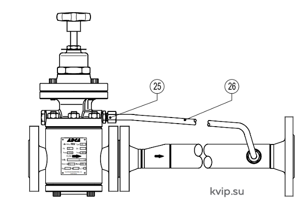 ADCA PRV47 (PRV47E, PRS47) Клапан редукционный пилотного типа ADCA PRV47 (PRV47E, PRS47) Клапан редукционный пилотного типа
