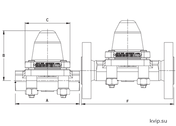 ADCA BM87 конденсатоотводчик биметаллический_Р1