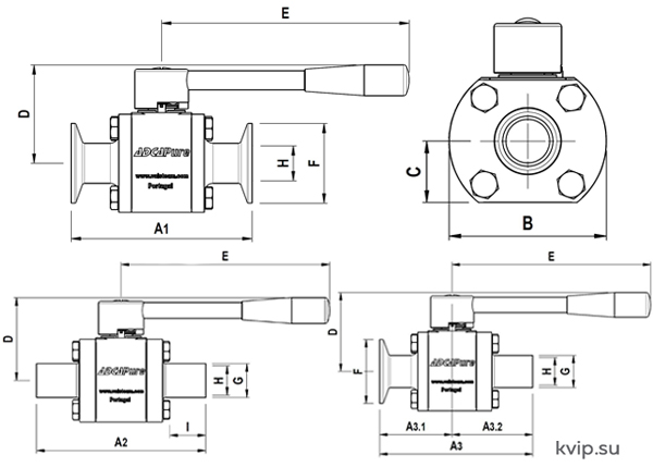 ADCA M3HP кран шаровой для стерильных сред (DN 15 – 50)_Р4 ADCA M3HP кран шаровой для стерильных сред (DN 15 – 50)_Р4