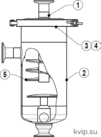 ADCA S-10HV (DN 12–2) Сепаратор для стерильного пара