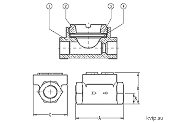 ADCA SW12 стекло смотровое одностороннее_Р1 ADCA SW12 стекло смотровое одностороннее_Р1