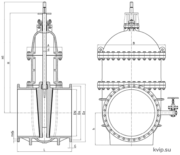 ANDREX DP-GN-934 Задвижка фланцевая стальная DN1200 PN16_Р1 ANDREX DP-GN-934 Задвижка фланцевая стальная DN1200 PN16_Р1