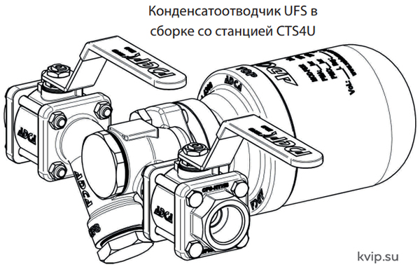 UNIADCA UFS32 Конденсатоотводчик поплавковый_Р4 UNIADCA UFS32 Конденсатоотводчик поплавковый_Р4