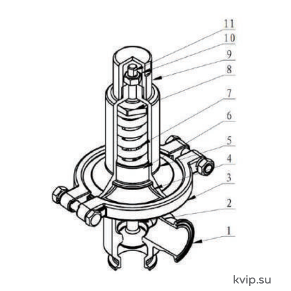 2 Схема клапана YP-C3
