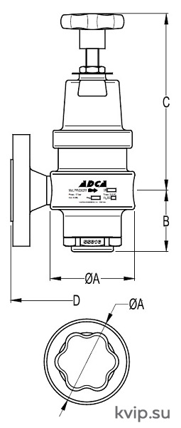 ADCA PRV PRV252SS(G), PRW252SS Регулятор давления пара после себя нержавеющий ADCA PRV PRV252SS(G), PRW252SS Регулятор давления пара после себя нержавеющий