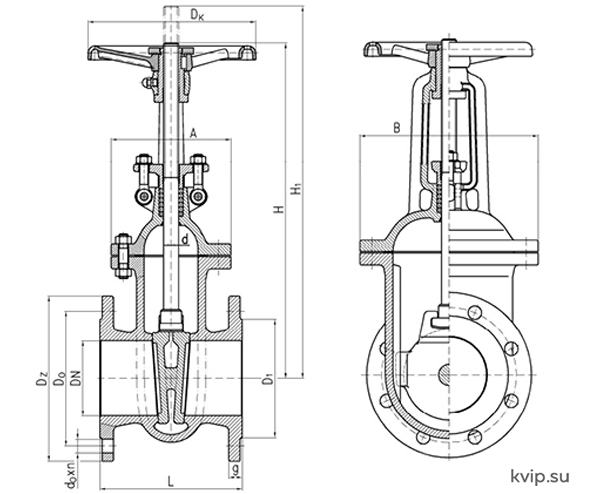 ANDREX DP-GN-209R DN50-400 PN10 Задвижка для серной кислоты_Р1 ANDREX DP-GN-209R DN50-400 PN10 Задвижка для серной кислоты_Р1
