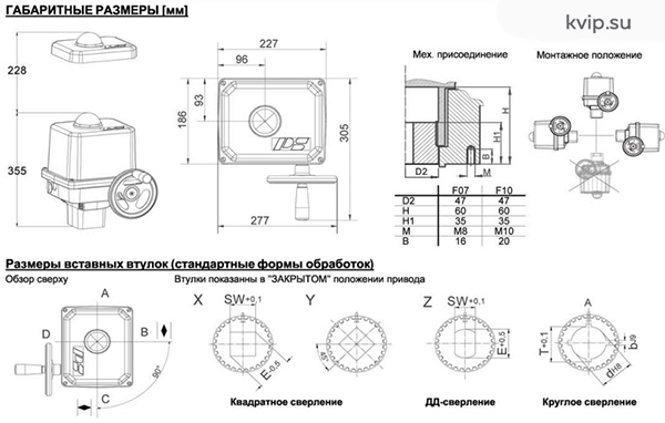 PS Automation PSQ 202 Электропривод четвертьоборотный_Р1 PS Automation PSQ 202 Электропривод четвертьоборотный_Р1