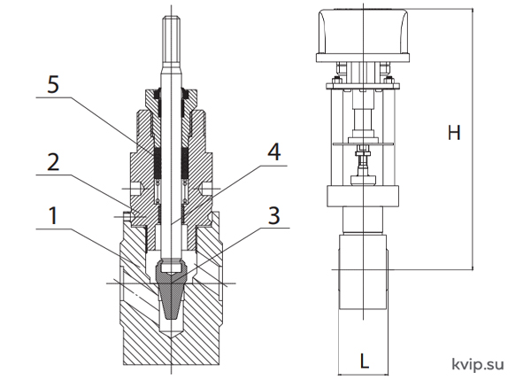 АСТА Р642 DN15-25 PN160 Клапан регулирующий межфланцевый_Р1 АСТА Р642 DN15-25 PN160 Клапан регулирующий межфланцевый_Р1