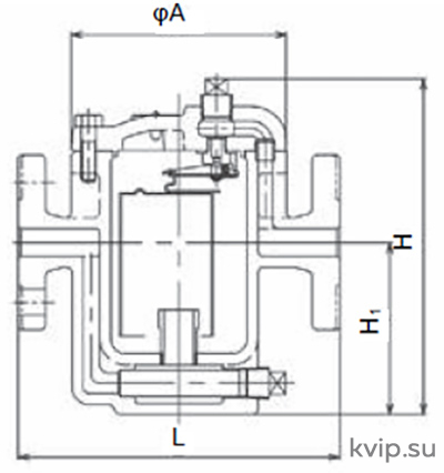 Конденсатоотводчик типа перевернутый стакан Yoshitake TB-20F